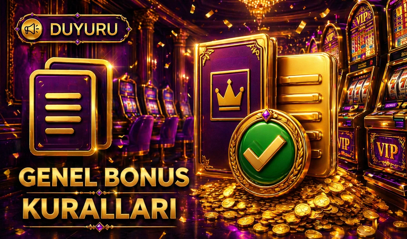 GENEL BONUS KURALLARI