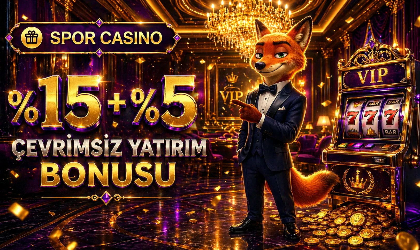 ÇEVRİMSİZ İKİLİ BONUS %15 + %5