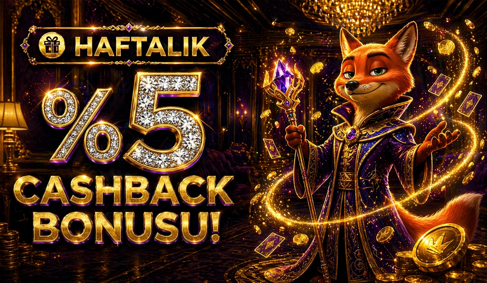 HAFTALIK %5 CASHBACK